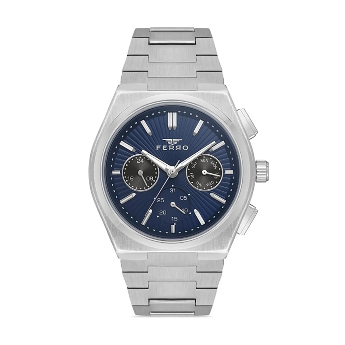 MONTRE FERRO HOMME M.FONCTION ACIER